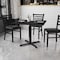Flash Furniture Square Laminate Table Top, 36" W, 36" L, 31.125" H, Laminate Top, Wood Grain XU-BLKTB-3636-T3030-GG - alternate 3